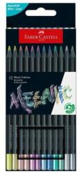 Faber-Castell Black Edition színesceruza készlet - 12 darabos - metál színek (JS-116415) - lurkojatek