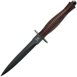 FOX KNIVES Fox-Knives FOX FAIRBAIRN SYKES FIGHTING KNIFE PVD BLADE WALNUT WOOD HANDLE DOUBLE EDGE FX-592 WAF (FX-592 WAF)