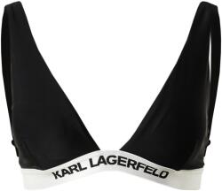 KARL LAGERFELD Bikini felső fekete, Méret L