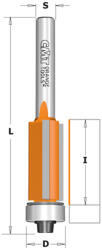 CMT Flush Trim Bit Hw Z3 S=8 D=12.7x25.4 Rh (194906227110000)