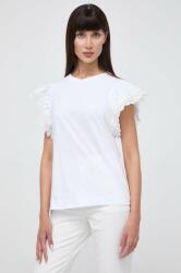 Twinset pamut póló női, fehér - fehér S - answear - 50 990 Ft
