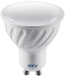 GTV LED fényforrás, GU10, SMD2835, 7, 5W, 570lm, 65mA, 4000K, 120°, 230V/AC, műanyag házzal (GTV-LD-PC7510-40) (GTV-LD-PC7510-40)