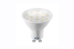 GTV LED fényforrás, GU10, SMD2835, 3W, 220lm, 33mA, 3000K, 120°, 230V/AC (GTV-LD-NGU10P-3W) (GTV-LD-NGU10P-3W)