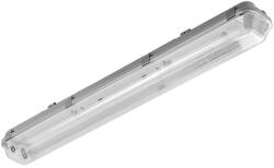 GTV Armatúra LED fénycsőhöz, por-páramentes, G-TECH, T8 LED-J, G13, 2X60, IP65, ABS/PS, szürke (GTV-GT-HEL218-00) (GTV-GT-HEL218-00)