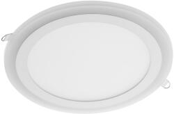 GTV Mennyezeti LED lámpa, süllyesztett, TWINS, 16W, (12+4W) 1140lm, 3000K, IP20, 120fok, 230V, kerek (GTV-LD-TWW16W-CB) (GTV-LD-TWW16W-CB)