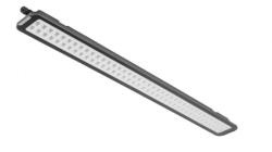 GTV Por- és páramentes LED lámpatest, LUNAR, 80W, 8000lm, 4000K, IP66, 120cm, PC/ÜVEG (GTV-LD-LUNAR120-80) (GTV-LD-LUNAR120-80)