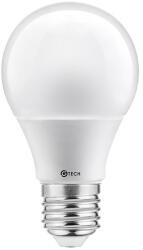 GTV LED fényforrás, G-TECH, E27, normál forma, SMD2835, 12W, 1100lm, 3000K, 200°, 230V/AC (GTV-GT-PC2A60-12) (GTV-GT-PC2A60-12)