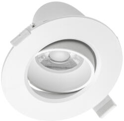 GTV LED mélysugárzó lámpatest, VOLARE, 10W, 800lm, kerek, melegfehér 3000K, IP20, 38fok, 175-250V/AC, 50/60Hz (GTV-LD-VLROK1038-CB) (GTV-LD-VLROK1038-CB)