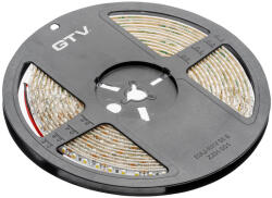 GTV LED szalag, LED FLASH technológia, SMD3528, IP65, 120LED/m, 9, 6W/m, 520lm/m, 3200K, 8mm széles (GTV-LD-3528-600-65-CB) (GTV-LD-3528-600-65-CB)