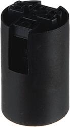 Jangar Foglalat E14 műanyag 40W fekete 190ř-ig, 250V 2A (JG-883N) (JG-883N)