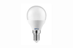 GTV LED fényforrás, E14, kisgömb, 12 LED SMD2835, 8W, 700lm, 70mA, 3000K, 160°, 230V/AC (GTV-LD-SMB45B-80) (GTV-LD-SMB45B-80)