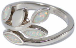 Ékszershop Opálos-leveles ezüst gyűrű (2163670)