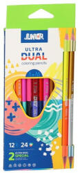 Junior Színes ceruza Junior Ultra dual háromszög alakú, 12 darabos (130215) - papir-bolt