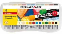 Faber-Castell Eberhard Faber olajpasztell kréta készlet 12db-os STUDIO műanyag dobozban (E522013)