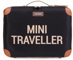 Childhome Mini Traveller Utazótáska - Fekete/Arany
