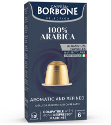 Caffè Borbone 100% arabica - Nespresso Kompatibilis Alumínium Kapszula (10 db)
