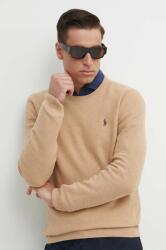 Ralph Lauren pamut pulóver könnyű, barna - bézs XXL