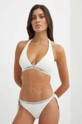 Tommy Hilfiger bikini felső fehér, enyhén merevített kosaras - bézs L
