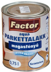 Factor Aqua Parkettalakk magasfényű 0, 75 l (FACT819)