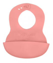 BabyOno elõke - műanyag puha állítható rózsaszín 835/04 (CMT68885618)