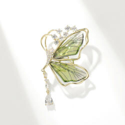 Tassel Butterfly Swarovski Elements bross XZ661