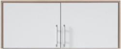 MEBLAR Smart SRN3 2 ajtós felső szekrény fehér lux/sonoma tölgy gardrób szekrény