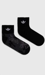adidas Originals zokni 2 pár fekete, IU0186 - fekete 43/45