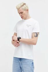Tommy Jeans pamut póló fehér, férfi, nyomott mintás - fehér L - answear - 11 990 Ft