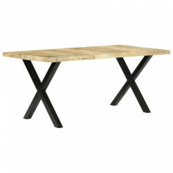 vidaXL Tömör mangófa étkezőasztal 180 x 90 x 76 cm (283780) - plaza8