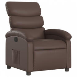 vidaXL Barna műbőr dönthető fotel (371715) - plaza8
