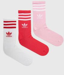 adidas Originals zokni 3 db rózsaszín, IU2660 - rózsaszín 40/42