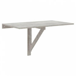 vidaXL Betonszürke szerelt fa összecsukható fali asztal 100x60x56 cm (342648)
