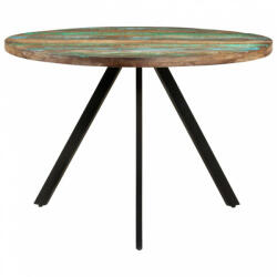 vidaXL Tömör újrahasznosított fa étkezőasztal 110 x 75 cm (338477) - plaza8