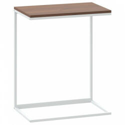 vidaXL Fehér szerelt fa kisasztal 55 x 35 x 66 cm (343095) - plaza8
