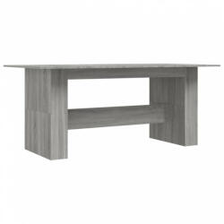 vidaXL Szürke sonoma színű szerelt fa étkezőasztal 180 x 90 x 76 cm (838193) - plaza8
