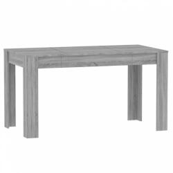vidaXL Szürke sonoma színű szerelt fa étkezőasztal 140 x 74, 5 x 76 cm (815199) - plaza8