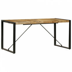 vidaXL Tömör mangófa étkezőasztal 160 x 80 x 75 cm (247417) - plaza8
