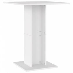 vidaXL Fehér forgácslap bisztróasztal 60 x 60 x 75 cm (802102) - plaza8