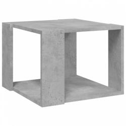vidaXL Betonszürke szerelt fa dohányzóasztal 40 x 40 x 30 cm (806314) - plaza8