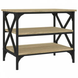 vidaXL Sonoma tölgyszínű szerelt fa kisasztal 55 x 38 x 45 cm (823333)