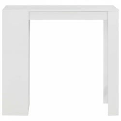 vidaXL Fehér bárasztal polccal 110 x 50 x 103 cm (280211)