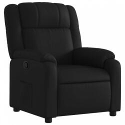 vidaXL Fekete műbőr dönthető fotel (373522) - plaza8