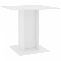 vidaXL Fehér forgácslap étkezőasztal 80 x 80 x 75 cm (800252) - plaza8