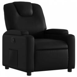 vidaXL Fekete műbőr dönthető fotel (372389) - plaza8