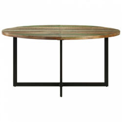 vidaXL Tömör újrahasznosított fa étkezőasztal 150 x 75 cm (337074) - plaza8