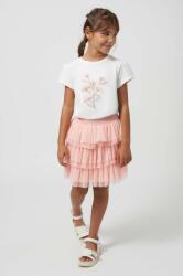MAYORAL gyerek szoknya rózsaszín, mini, harang alakú - rózsaszín 140 - answear - 11 990 Ft