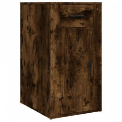 vidaXL Füstölt tölgy színű szerelt fa íróasztal szekrény 40x49x75 cm (816797)
