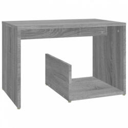 vidaXL Szürke sonoma színű szerelt fa kisasztal 59x36x38 cm (826633)