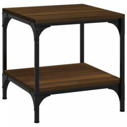 vidaXL Barna tölgyszínű szerelt fa kisasztal 40 x 40 x 40 cm (819385)