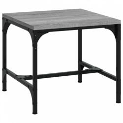 vidaXL Szürke sonoma színű szerelt fa kisasztal 40x40x35 cm (819408) - plaza8